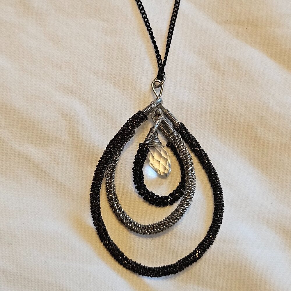 3/$25 Tear Drop Pendant Necklace